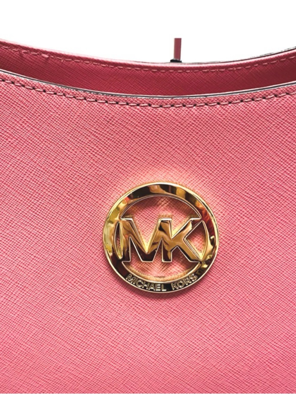 🩷Michael Kors Pink Jet Set Tote with Gold Chain Straps- Preppy- Summer Style🩷 - Picture 5 of 6
